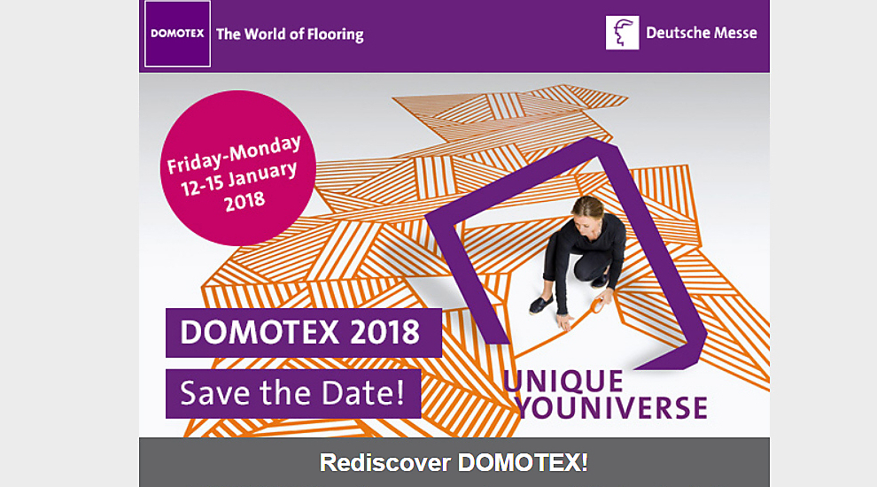 Bezoek DOMOTEX 2018!