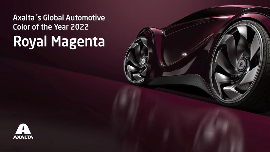 Royal Magenta is Axalta’s wereldwijde autokleur van het jaar 2022