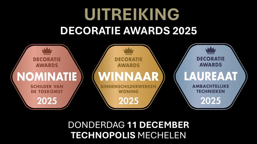 Vier het vakmanschap tijdens de Decoratie Awards